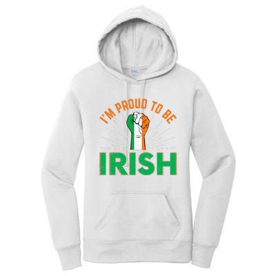 I'm Proud To Be Irish funny St Patricks Women's Pullover Hoodie