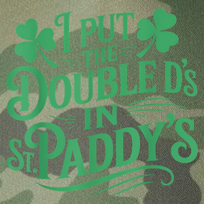 I Put The Double D's In St Paddy's Day Funny St Patricks Day Legacy Tie Dye Trucker Hat