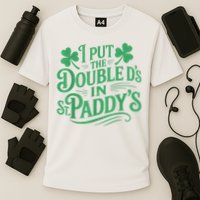 I Put The Double D's In St Paddy's Day Funny St Patricks Day Performance Shirt