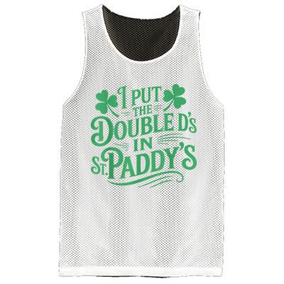 I Put The Double D's In St Paddy's Day Funny St Patricks Day Mesh Reversible Basketball Jersey Tank
