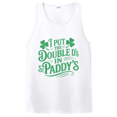 I Put The Double D's In St Paddy's Day Funny St Patricks Day PosiCharge Competitor Tank