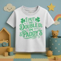 I Put The Double D's In St Paddy's Day Funny St Patricks Day Toddler T-Shirt
