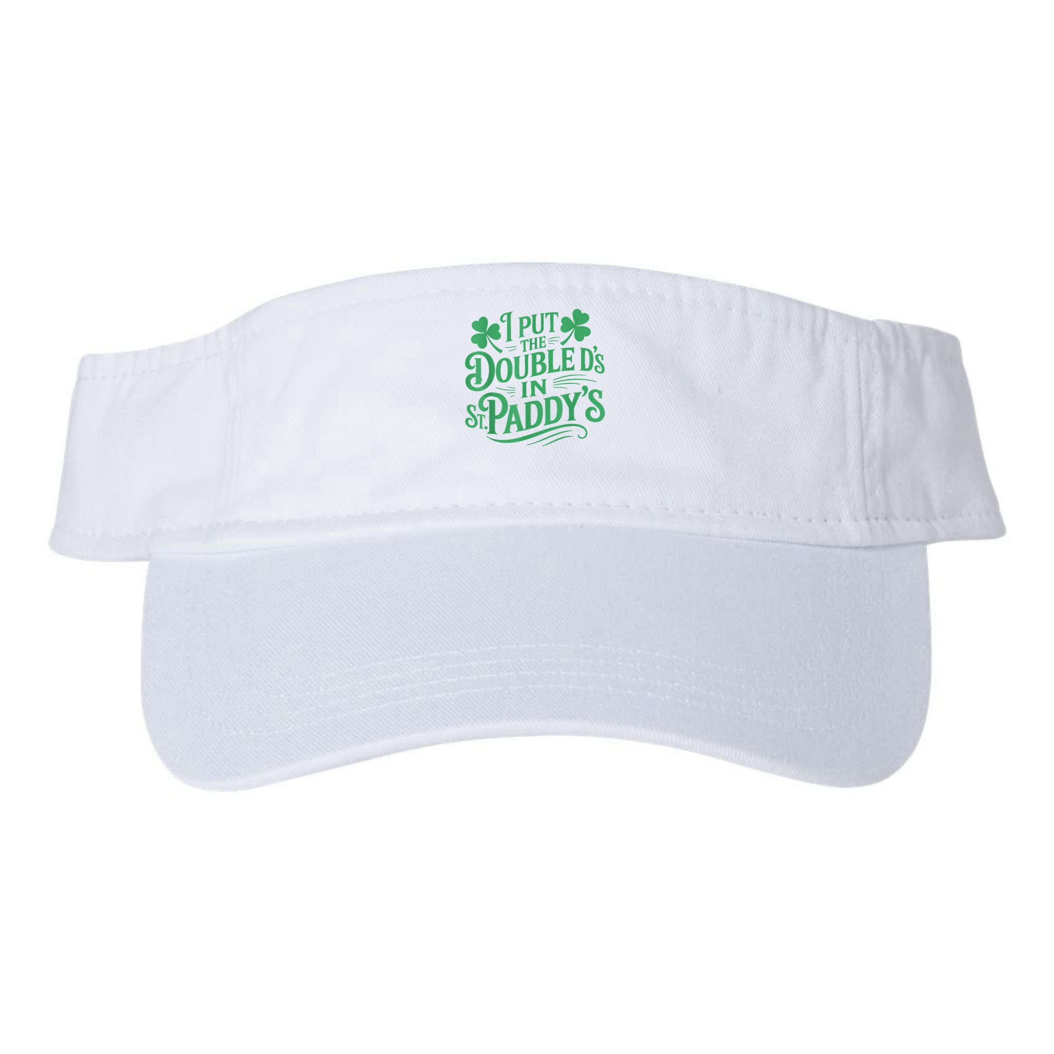 I Put The Double D's In St Paddy's Day Funny St Patricks Day Visor