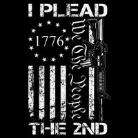 I Plead The 2nd Amendment We The People Usa Ar15 Pro Gun Full-Length Apron With Pockets