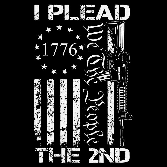 I Plead The 2nd Amendment We The People Usa Ar15 Pro Gun Full-Length Apron With Pockets