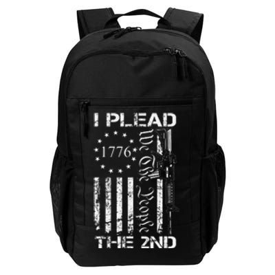 I Plead The 2nd Amendment We The People Usa Ar15 Pro Gun Daily Commute Backpack