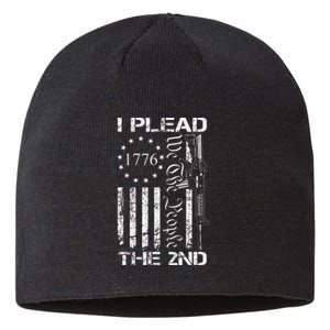 I Plead The 2nd Amendment We The People Usa Ar15 Pro Gun Sustainable Beanie