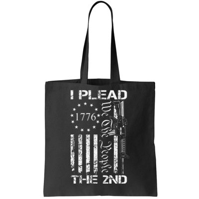 I Plead The 2nd Amendment We The People Usa Ar15 Pro Gun Tote Bag