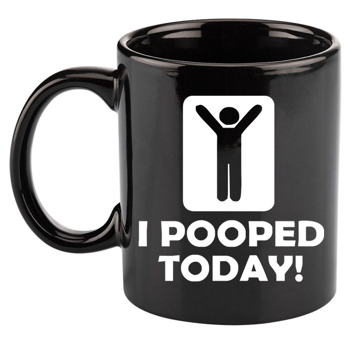 I POOPED TODAY 11oz C Handle Ceramic Mug