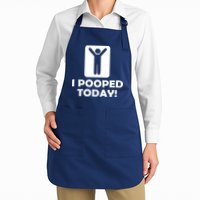 I POOPED TODAY Apron