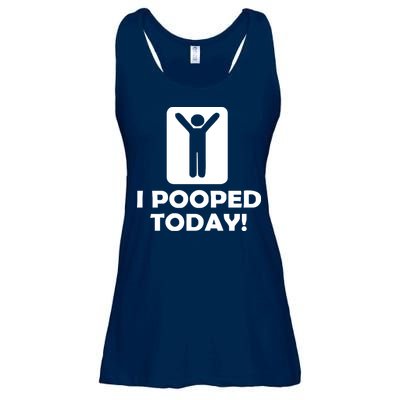 I POOPED TODAY Ladies Essential Flowy Tank