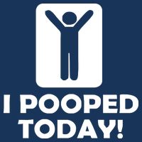 I POOPED TODAY Bag