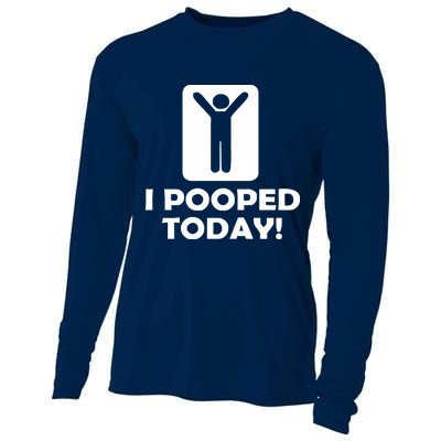 I POOPED TODAY Cooling Performance Long Sleeve Crew
