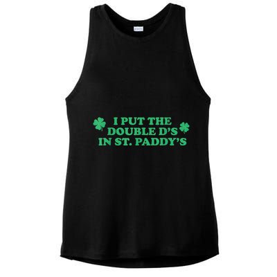 I Put The Double Ds In St Gift Ladies PosiCharge Tri-Blend Wicking Tank