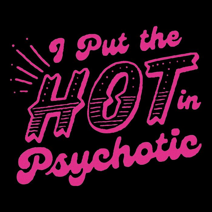 I Put The Hot In Psychotic Funny Adult Humor Impact Tech Backpack