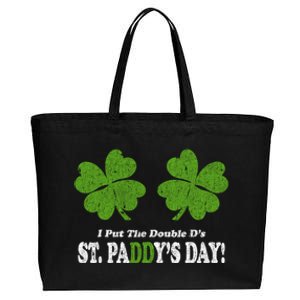 I Put The Double DS In St PaddyS Day Funny Cotton Canvas Jumbo Tote