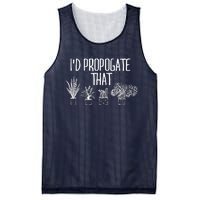 I'd Propagate That Funny House Plant Lover Rare Plant Garden Mesh Reversible Basketball Jersey Tank