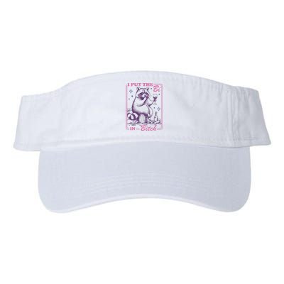 I Put The Bi In Bitch Valucap Bio-Washed Visor