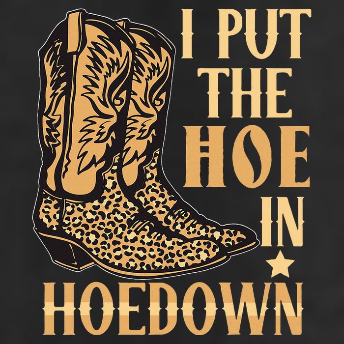 I Put The Hoe In Hoedown Funny Country Adult Drive Performance Visor