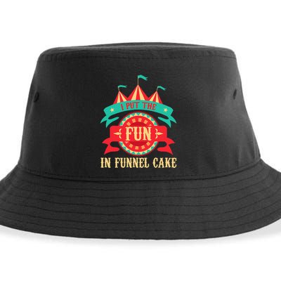I Put The Fun In Funnel Cake Circus Birthday Party Costume Sustainable Bucket Hat