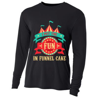 I Put The Fun In Funnel Cake Circus Birthday Party Costume Cooling Performance Long Sleeve Crew