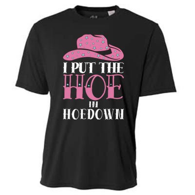 I Put The Hoe In Hoedown Cooling Performance Crew T-Shirt