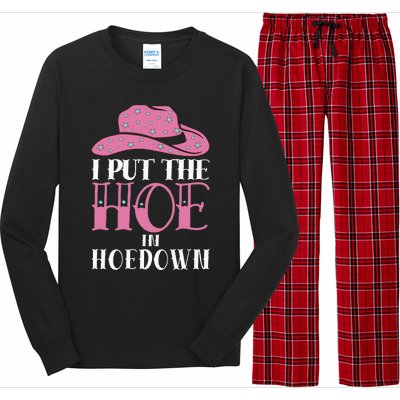 I Put The Hoe In Hoedown Long Sleeve Pajama Set