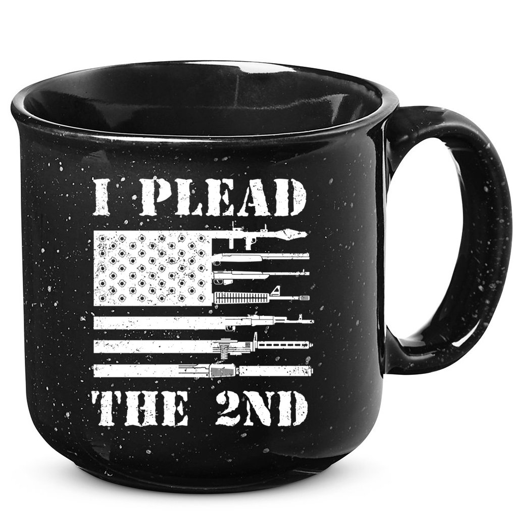 I Plead The 2nd Cute Gift Second Adt Funny Gift Pro Gun Gift 15oz Campfire Ceramic Mug