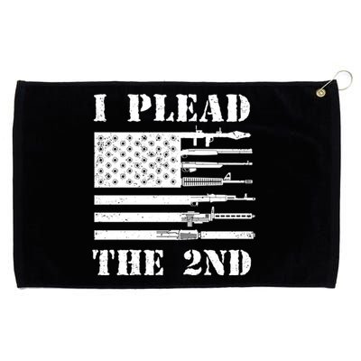 I Plead The 2nd Cute Gift Second Adt Funny Gift Pro Gun Gift Grommeted Golf Towel