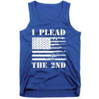 I Plead The 2nd Cute Gift Second Adt Funny Gift Pro Gun Gift Tank Top