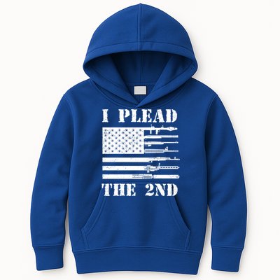 I Plead The 2nd Cute Gift Second Adt Funny Gift Pro Gun Gift Kids Hoodie