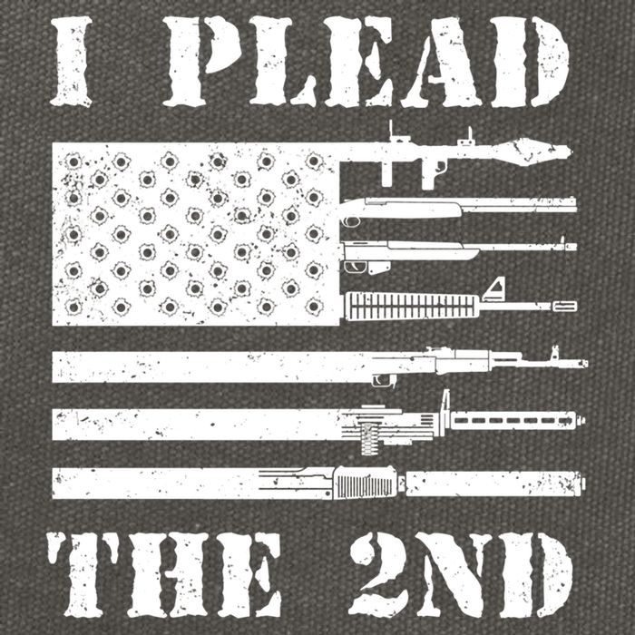 I Plead The 2nd Cute Gift Second Adt Funny Gift Pro Gun Gift Cotton Canvas Backpack