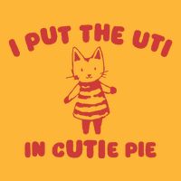 I Put The Uti In Cutie Pie Pom Pom 12in Knit Beanie