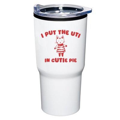 I Put The Uti In Cutie Pie Tumbler