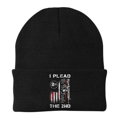 I Plead The 2nd We The People USA Flag AR 15 Rifle Beanie