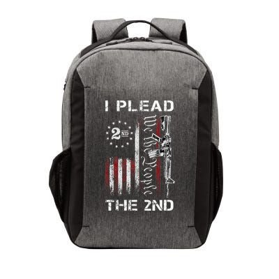 I Plead The 2nd We The People USA Flag AR 15 Rifle Vector Backpack