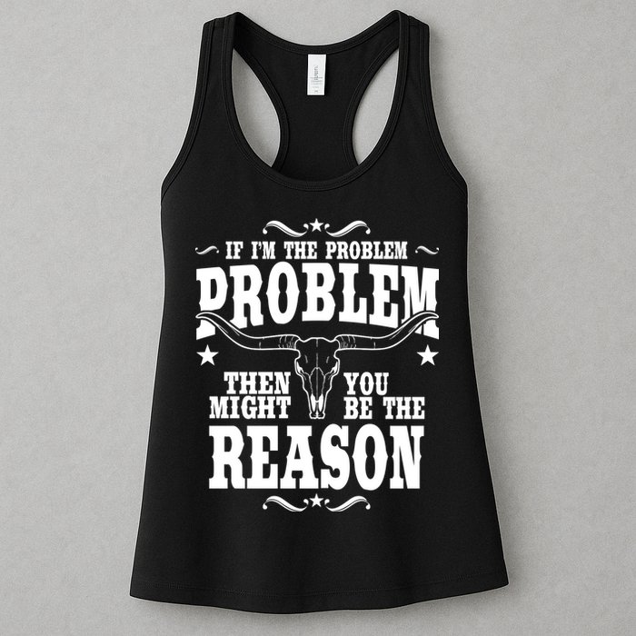 If Problem Vintage Then You Might Be Reason Womens Tank Top