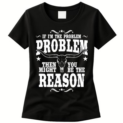 If Problem Vintage Then You Might Be Reason Womens T-Shirt