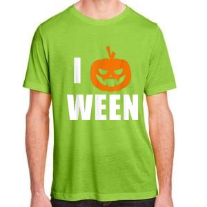 I Pumpkin Ween Funny Halloween Joke Quote Adult ChromaSoft Performance T-Shirt