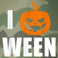 I Pumpkin Ween Funny Halloween Joke Quote Legacy Tie Dye Trucker Hat