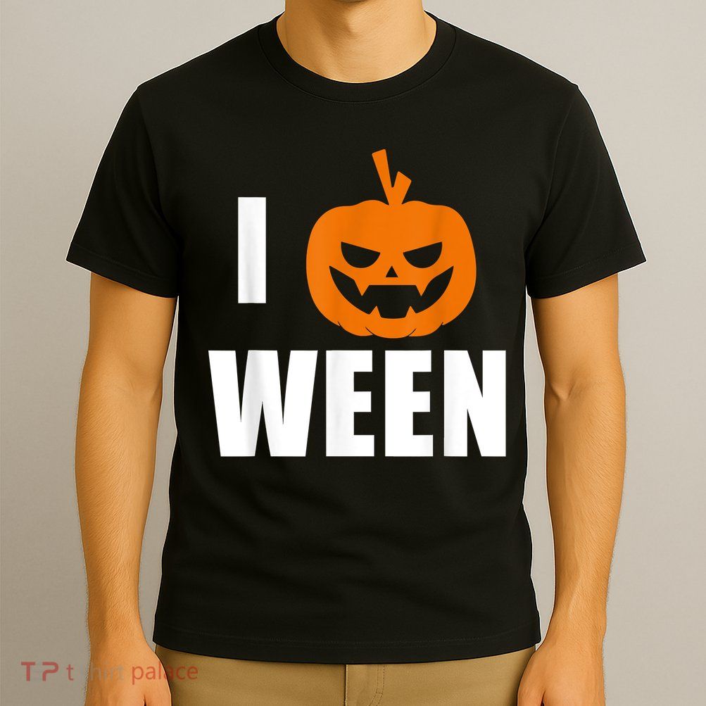 I Pumpkin Ween Funny Halloween Joke Quote T-Shirt