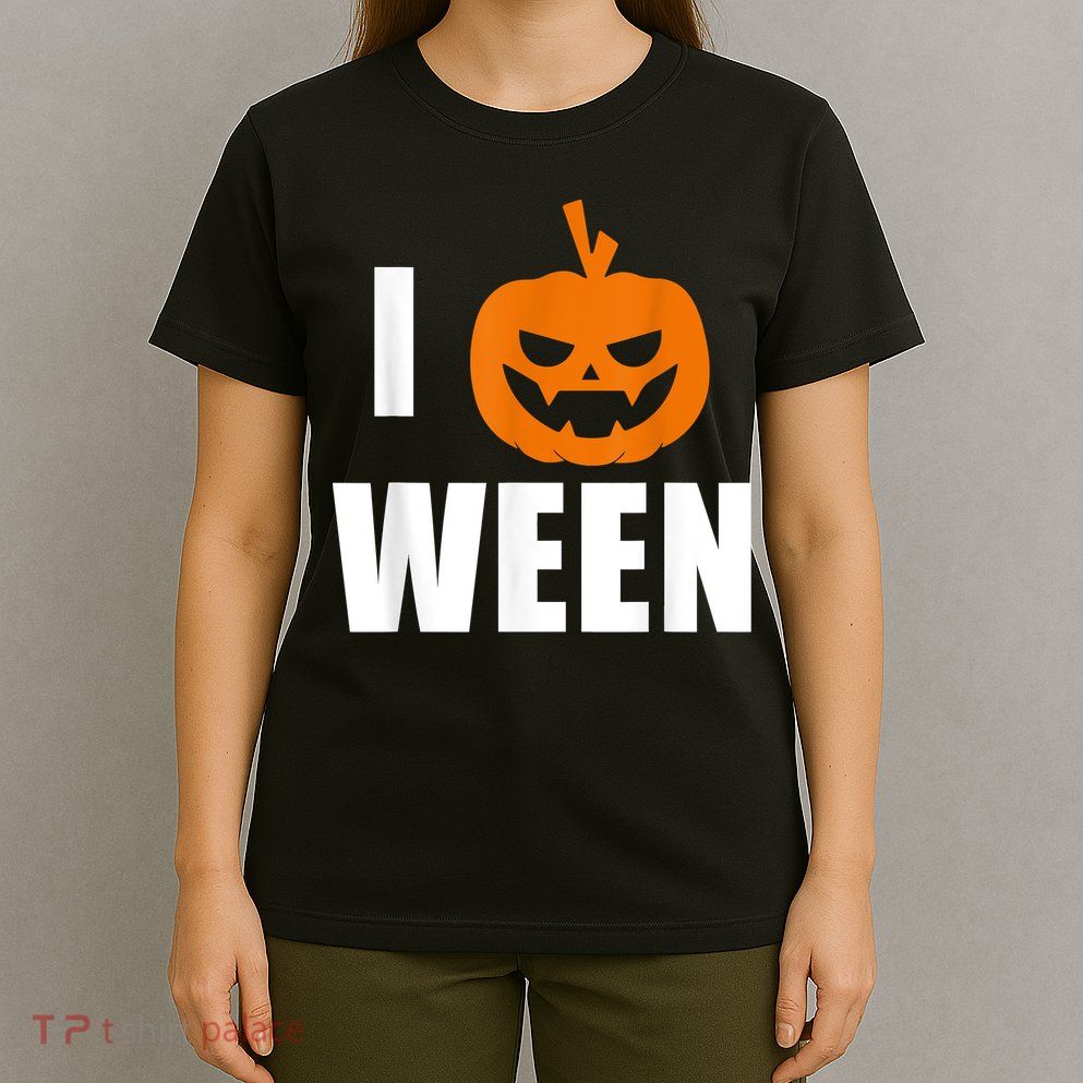 I Pumpkin Ween Funny Halloween Joke Quote T-Shirt