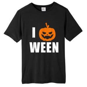 I Pumpkin Ween Funny Halloween Joke Quote Tall Fusion ChromaSoft Performance T-Shirt