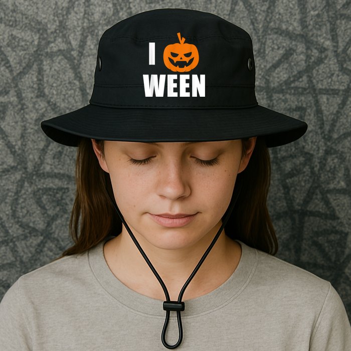 I Pumpkin Ween Funny Halloween Joke Quote Bucket Hat