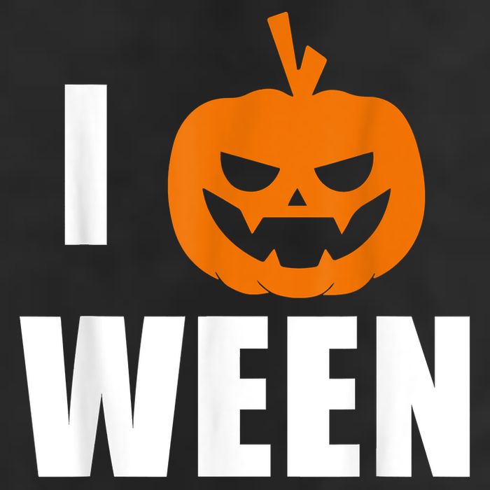 I Pumpkin Ween Funny Halloween Joke Quote Beanie