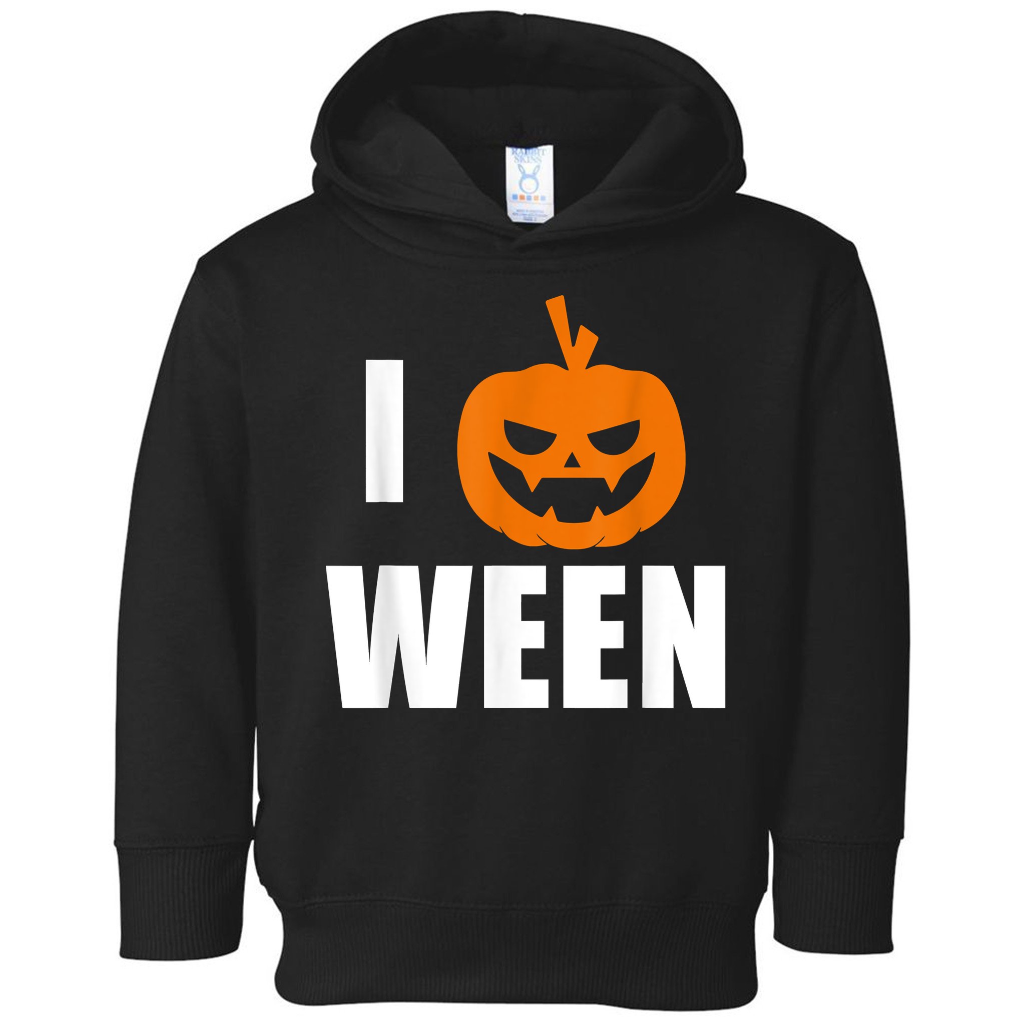 I Pumpkin Ween Funny Halloween Joke Quote Toddler Hoodie