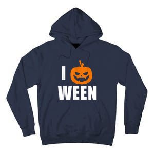 I Pumpkin Ween Funny Halloween Joke Quote Tall Hoodie