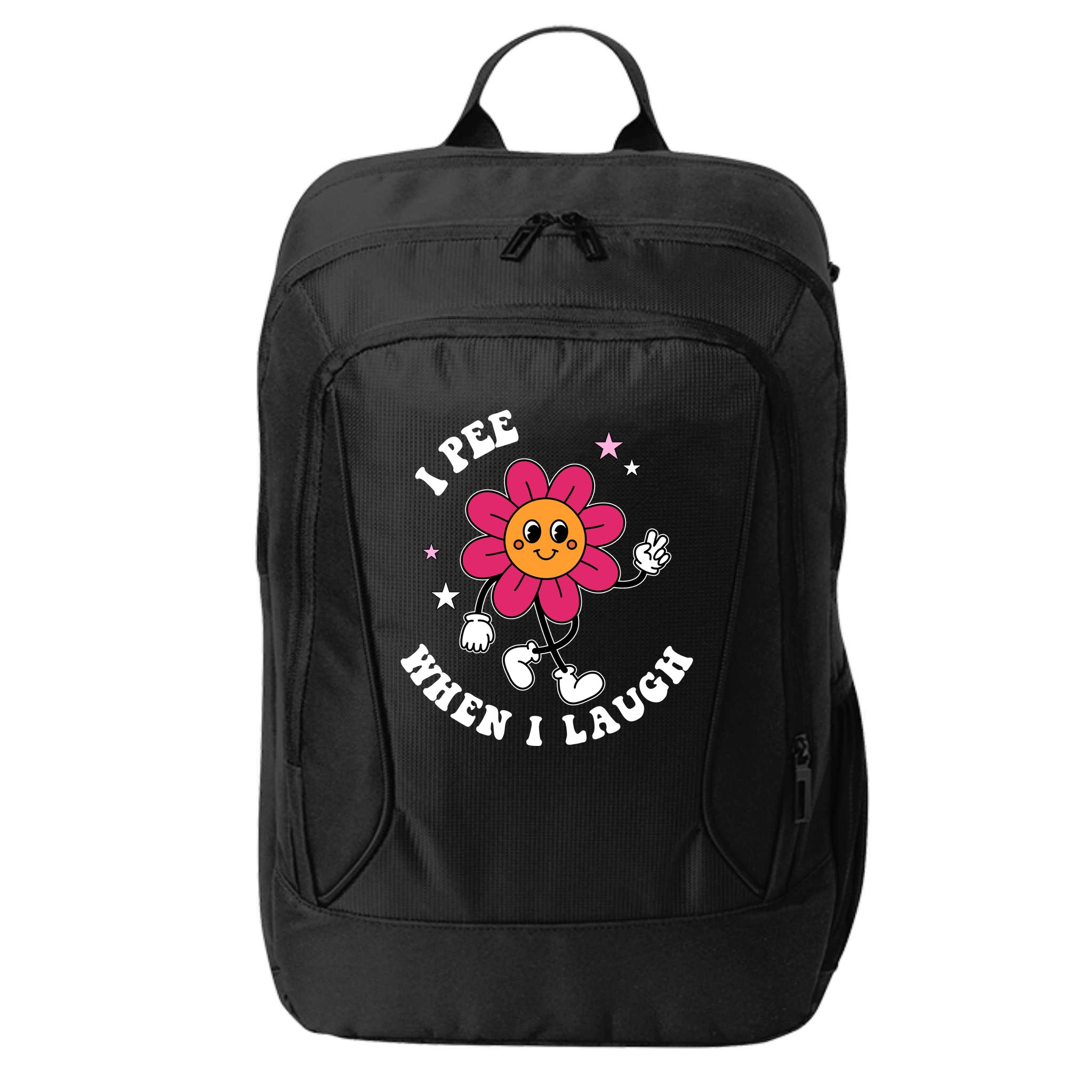 I Pee When I Laugh Funny City Backpack