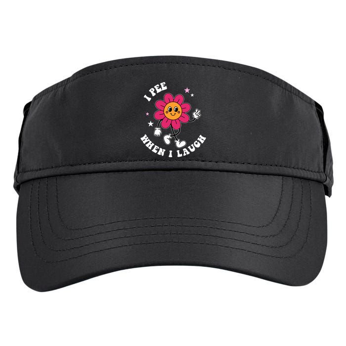 I Pee When I Laugh Funny Adult Drive Performance Visor