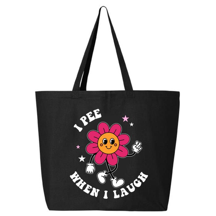 I Pee When I Laugh Funny 25L Jumbo Tote
